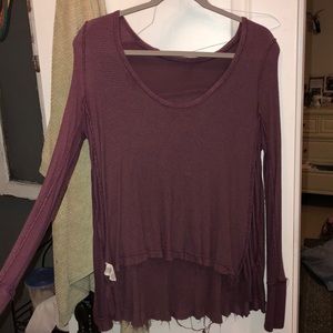 distressed free people top! very good condition!